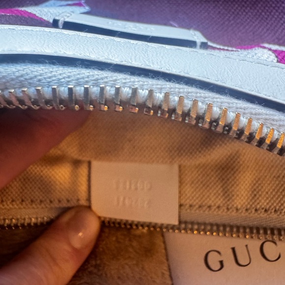 GUCCI Clutch Bag Canvas Umbrella Parasol Pattern Pouch Italy Authentic - Picture 13 of 13